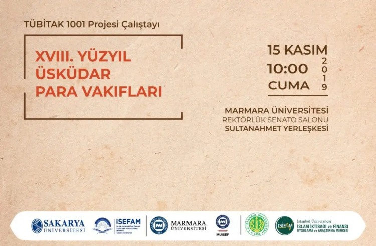 18. yy Üsküdar Para Vakıfları Çalıştayı